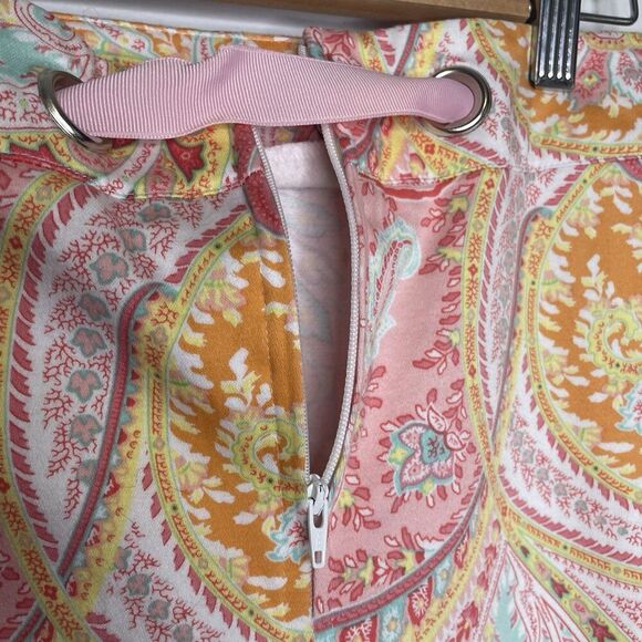 VTG Bamboo Traders‎ Paisley Spring GardenParty Boho Floral Stretch  Skirt10P - Picture 11 of 13